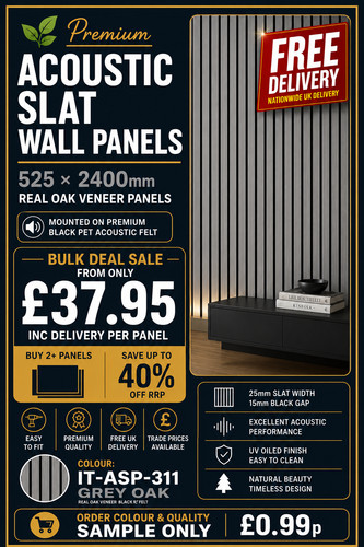 Sale slats wall oak wooden - oak,