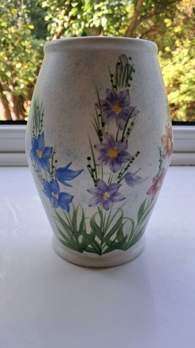 Radford pottery vase floral - pottery,