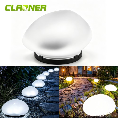 Solar 4led pebbles lights - solar,