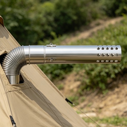 Camping stove pipe wood - camping,