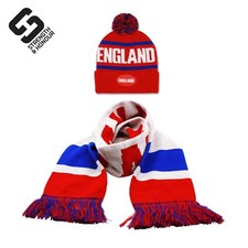 England Beanie Hat Scarf