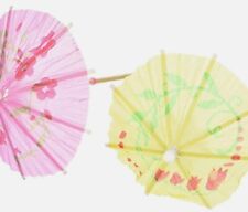 Cocktail Umbrellas Party Drink Asstd Colours Decoration - Pack of 25
