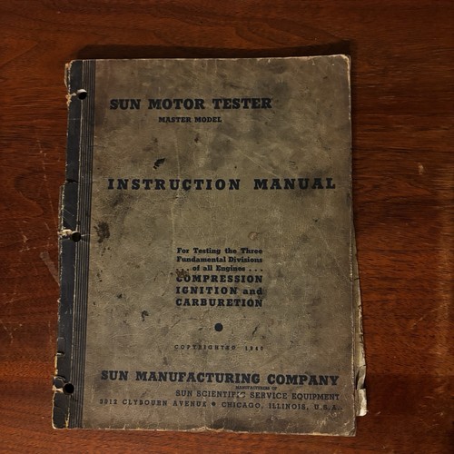 Sun motor tester master - sun,