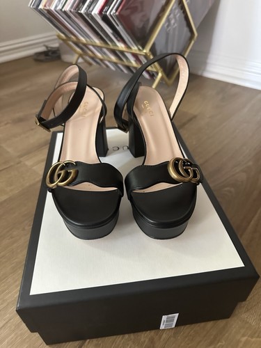 Gucci marmont black - gucci, platform