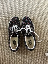 Ladies Floral Vans Shoes UK Size 7
