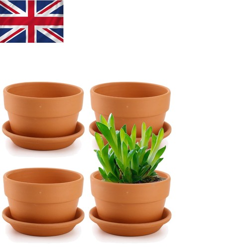 Stylish 15cm terracotta pots - 15cm,