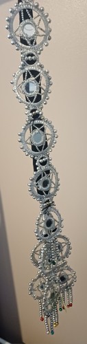Silver mirrored hair paranda - silver,
