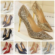 Women Pumps Bling Stilettos