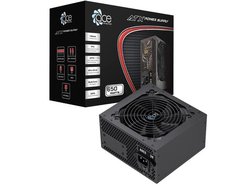 Ace black 650w psu - psu, power
