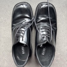 Ravel Mens Black Formal Shoes size 41 uk 