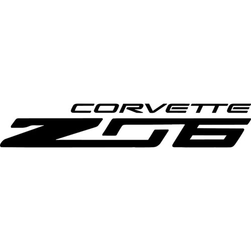 Corvette z06 vinyl decal die - corvette,