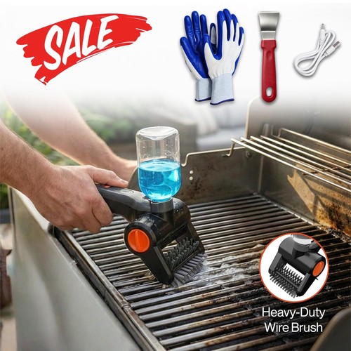 Electric bbq grill cleaner - electric,