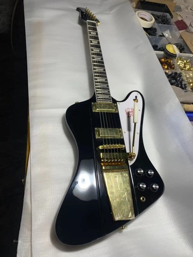 Firebird electric guitar - guitar, peach