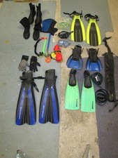 Scuba Diving Equipment. Fins