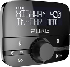 Pure Highway 400 In-Car DAB+/DAB Digital Radio FM Adapter with Bluetooth for Mus