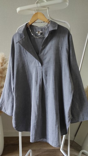 Cos linen look cotton tunic - linen,