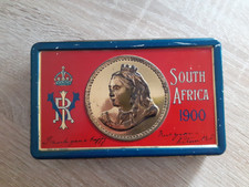 Queen Victoria 1900 Boer War Christmas Tin.
