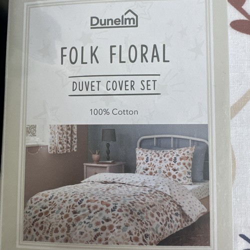 Dunelm folk floral 100 - dunelm, cotton