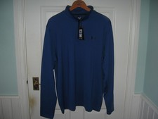 BNWT MENS UNDER ARMOUR ¼ ZIP STRETCH MATCHPLAY GOLF JUMPER TOP XL  46"-48" BLUE