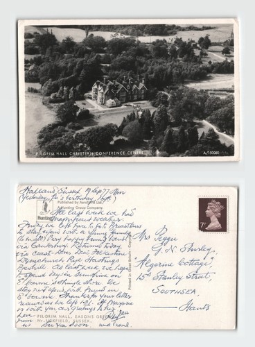 Postcard aerial view pilgrim - aerial,