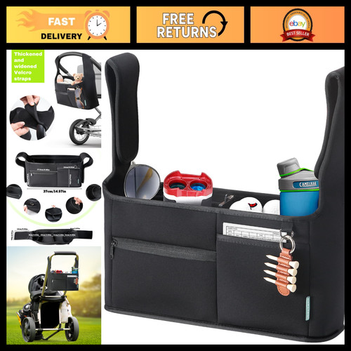Golf cart organizer bag push - cart,
