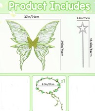 3pc set Adult/kid fairy wings