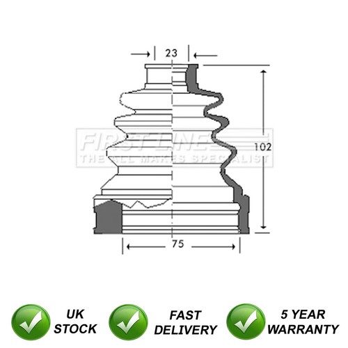 Joint boot set front - boot,