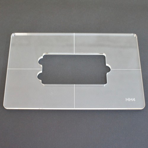Bass pickup routing template - routing,