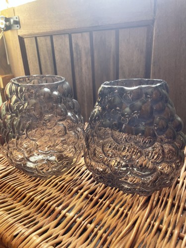 Pair bubble glass - pair,