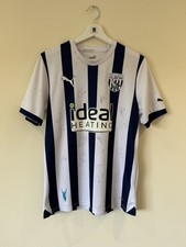 West Bromwich Albion 2023 / 24 Home Football Shirt Squad Signed Fellows Puma M