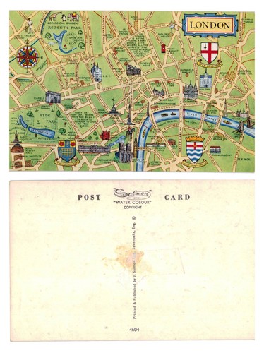 Vintage postcard pictorial - vintage,