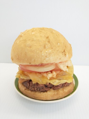 Fake faux food cheeseburger - food,