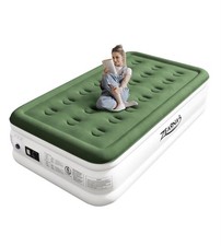 Zearna 190x100x40cm Single Inflatable bed Air Mattress  Built-in Electric Pump