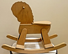 Vintage Childs Wooden Rocking