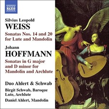 WEISS: Lute Sonatas Nos. 14 20 / HOFFMAN: Mandolin So... - Schwab:Ahlert CD SWVG