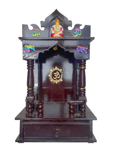 Wooden pooja mandir - wooden,