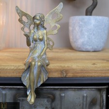 Sitting Fairy Ornament Resin &