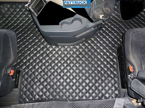 Truck eco leather floor - leather, mat