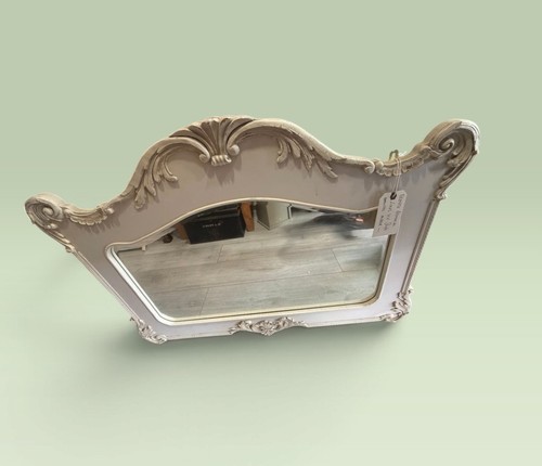 French mantle mirror - mantle,