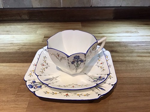 Shelley queen anne blue - blue, iris