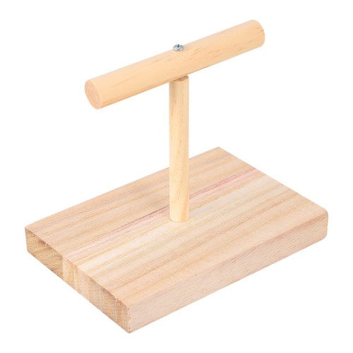 Wooden parrot stand - parrot, perch