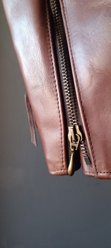 Horsehide leather biker flying - horsehide,