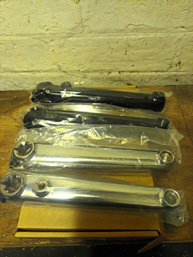 Blank black 175mm - blank, cranks