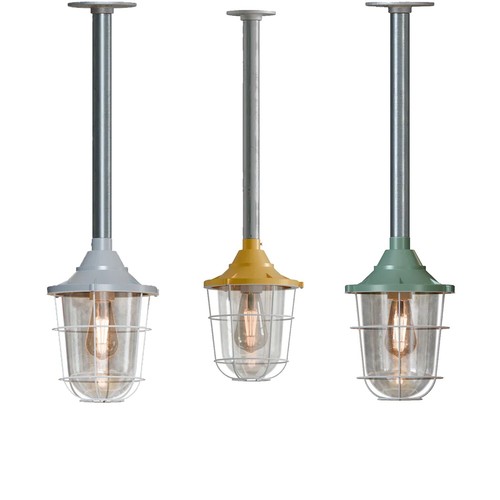 Industrial pipe pendant light - pipe,