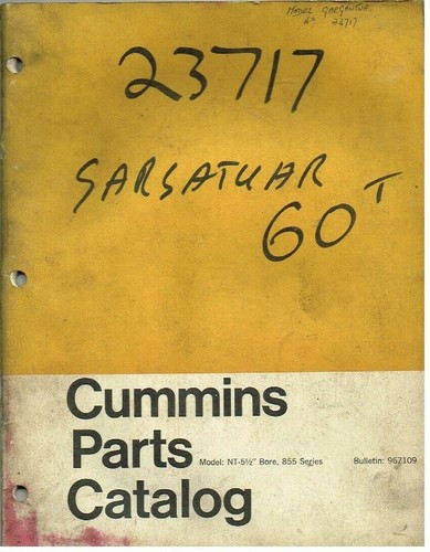 Cummins bore 855 - cummins, nt