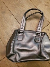 Ladies Episode Pewter Silver Grey Small Handbag