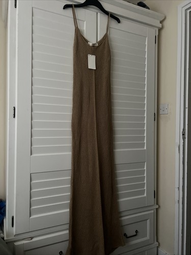 Camel zara knit dress - zara,