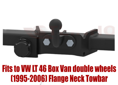 Flange neck tow bar for - neck, lt