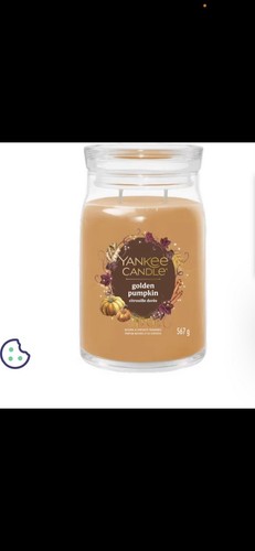 Yankee candle pumpkin - candle,