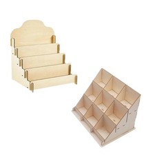 Tiered greeting card stand